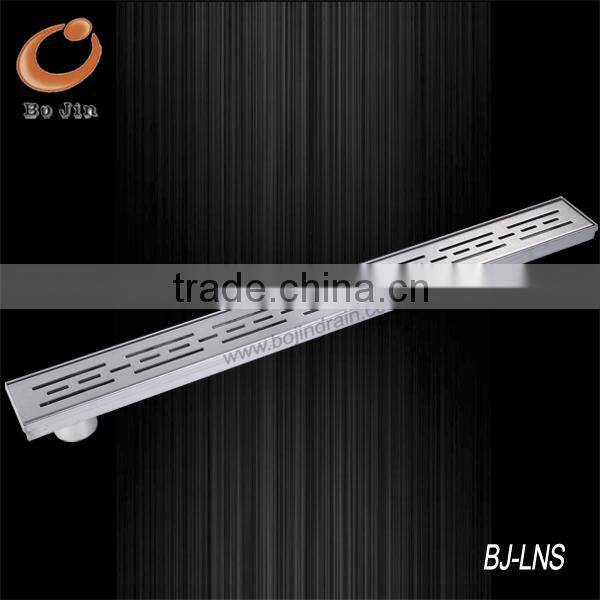 SUS 304 Linear shower drain cover, overflow vetical drain
