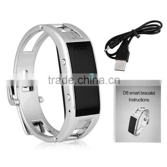 Bluetooth SmartWatch D8 Health Bracelet Wristband Fuel Band for iPhone Samsung Android Phones D8 for lady women smart watchBluet