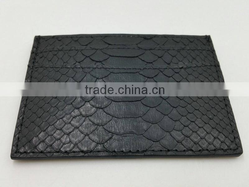 giveaways gift genuine python leather card holder custom clear cover with catalogue superstar ID card holder