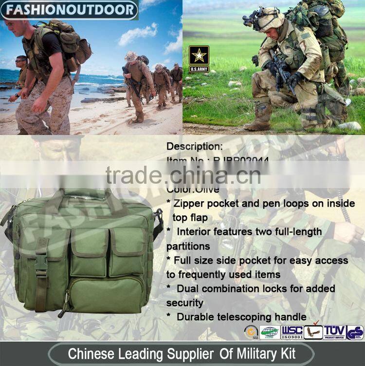 military shoulder messenger bag useful 1000D polyester oxford