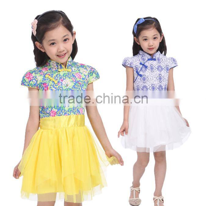 Custom design lovely children summer dress