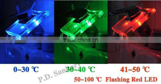LED faucet&Multiple color