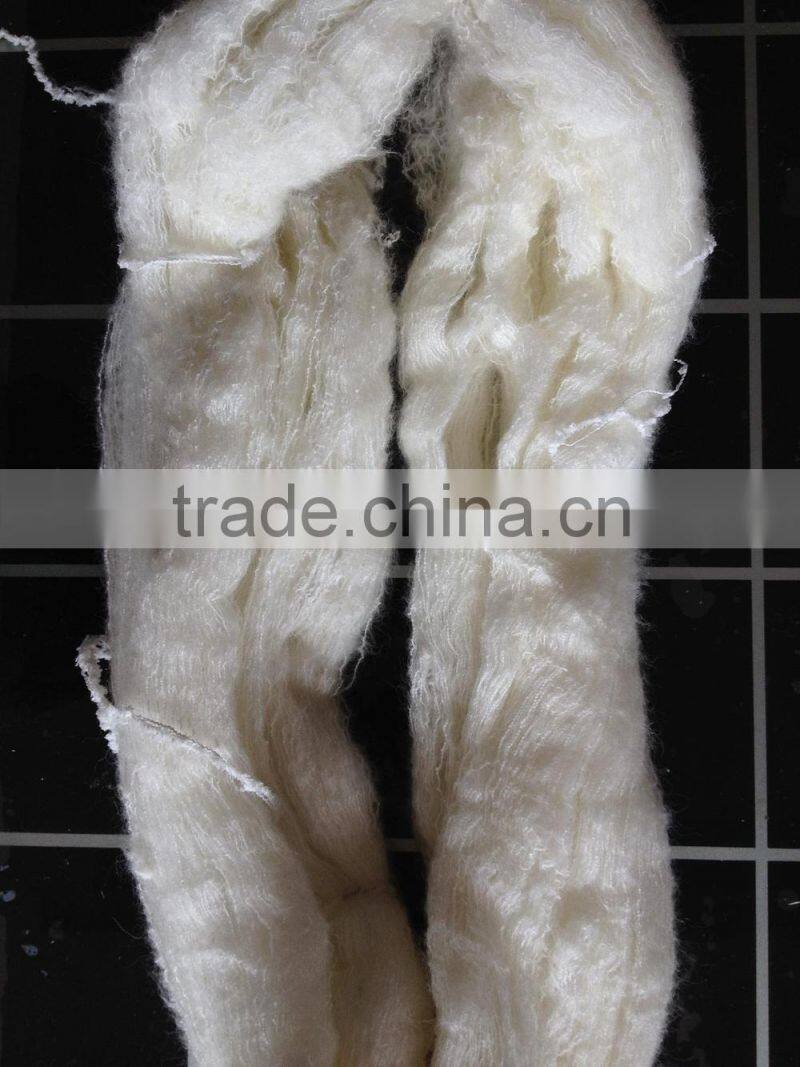 acrylic/wool/mohair/nylon blended brushed yarn