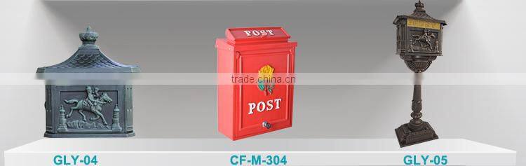 China Market Wall Mounted Odm&Oem Handmade Mailboxes