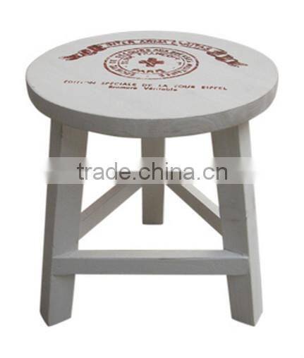 MHOME French style shabby chic round school chairs wholesale