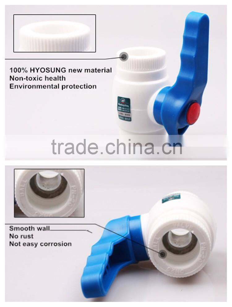 2 inch plastic ppr ball valve