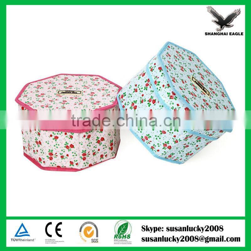 Multi-Function Non-woven Fabric Folding Make Up Cosmetic Storage Bag Box