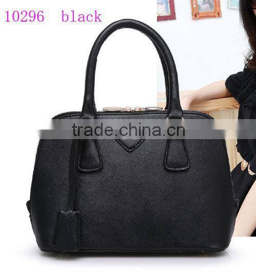 2015 10296 wholesale ladies fashion elegance PU leather satchel woman hand bag at low price