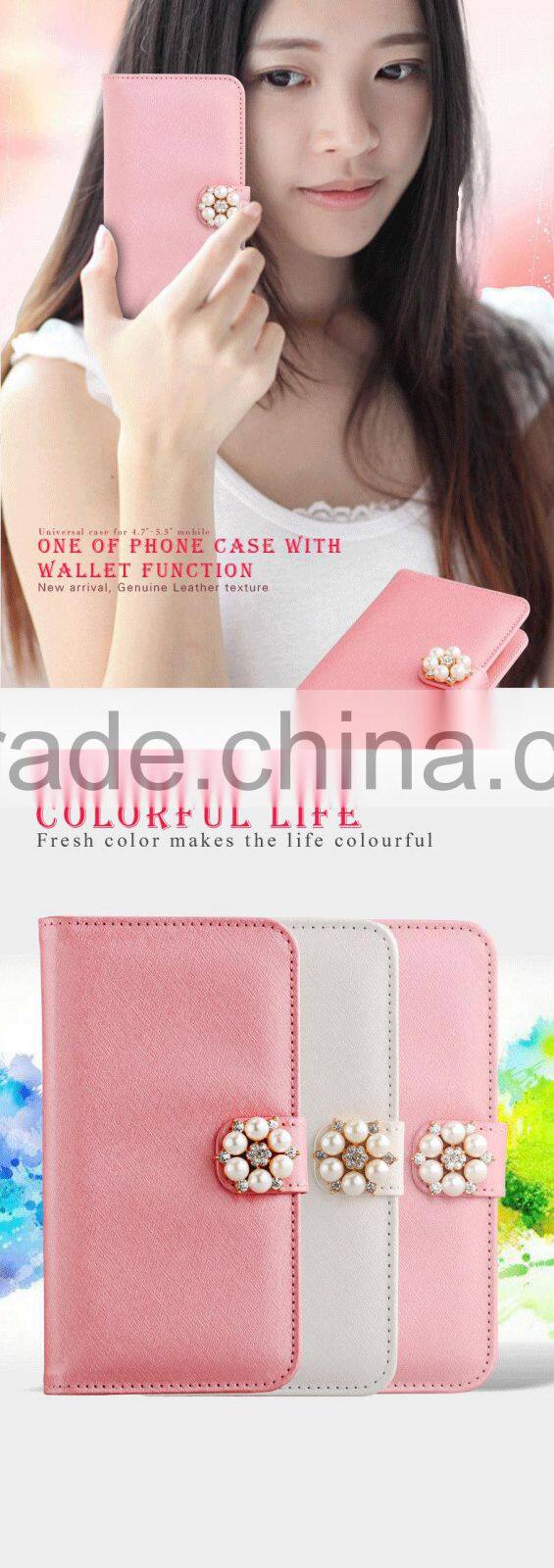 PU Leather Universal wallet card holder Style Leather Case