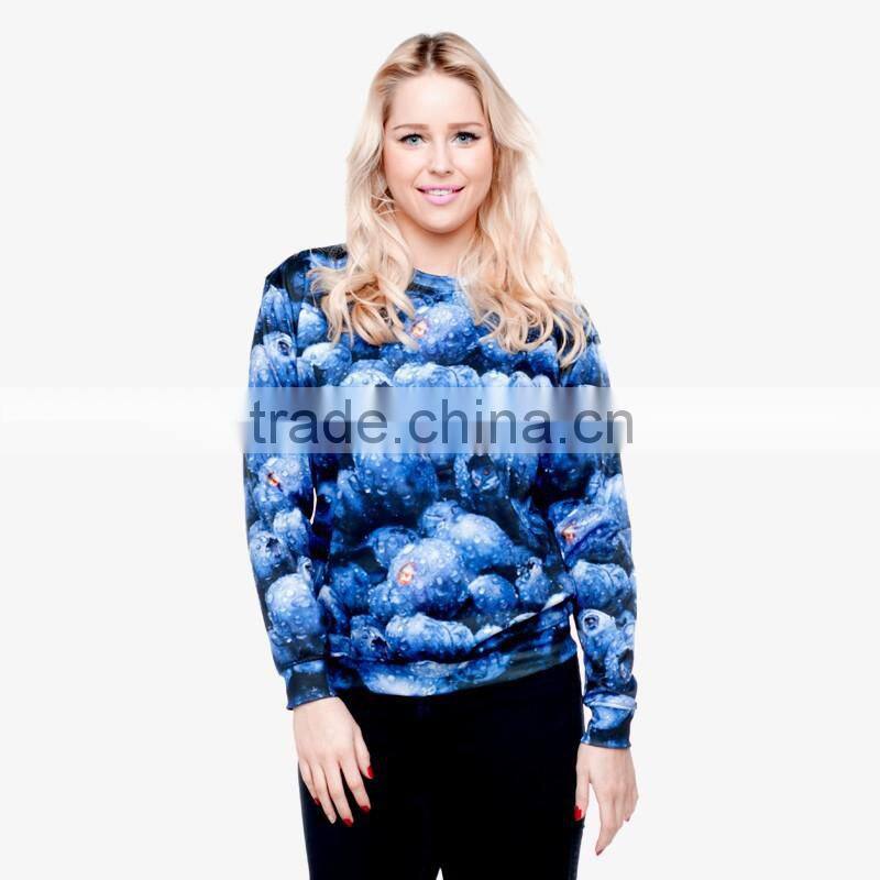galaxy hot blueberry high quality 3d digital print fullprint crewneck sweatshirt spring autumn unisex custom oversized pullover