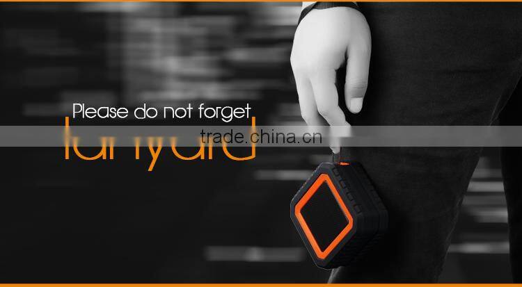 2016 fashion Waterproof Bluetooth Speaker in high quality factory wholesale