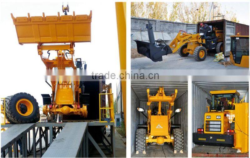 manufacturer produced snow blower wheel loader
