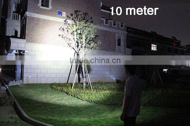 GOREAD Y52 focusable zoom U2 Aluminum golden color LED flashlight