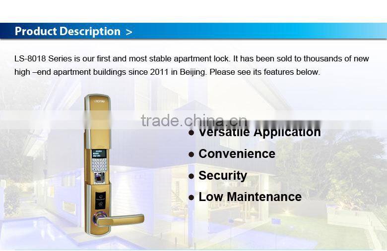 LSD8018 high quality fingerprint card key lock