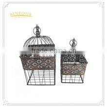 Luxury parrot cage metal bird cage for home and garden decorations