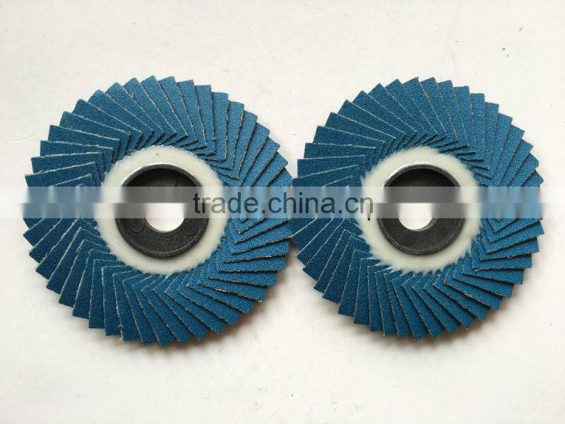 4" 100x16mm Zirconium Abrasive Flap Disc