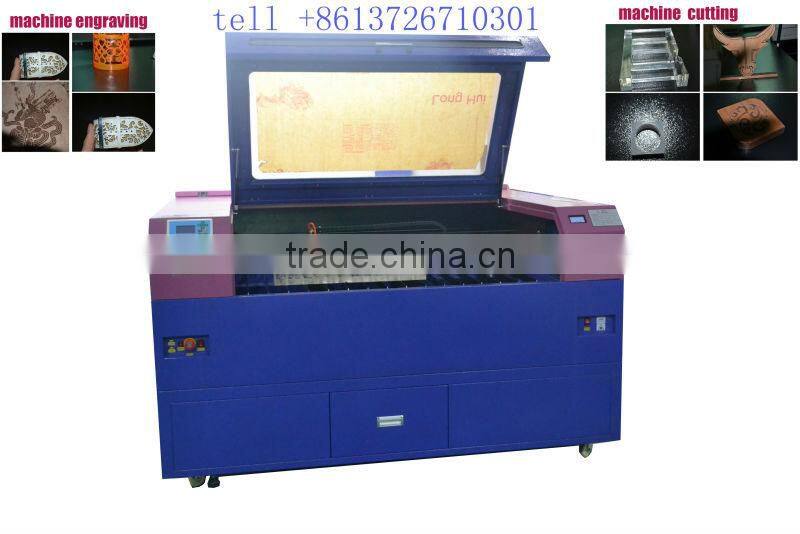 guangzhou CO2 Laser machine from Hanniu for wood bamboo wool products cutting