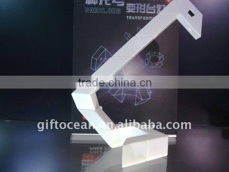 robotic book light, foldable led reading light