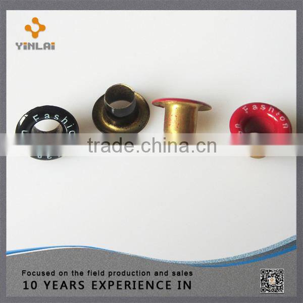 Plating metal clothing shoes eyelet with LOGO