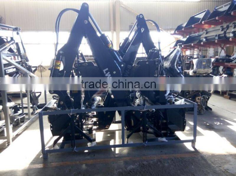 65HP QLN654 Tractor with Front End Loader and backhoe, tractor backhoe loader