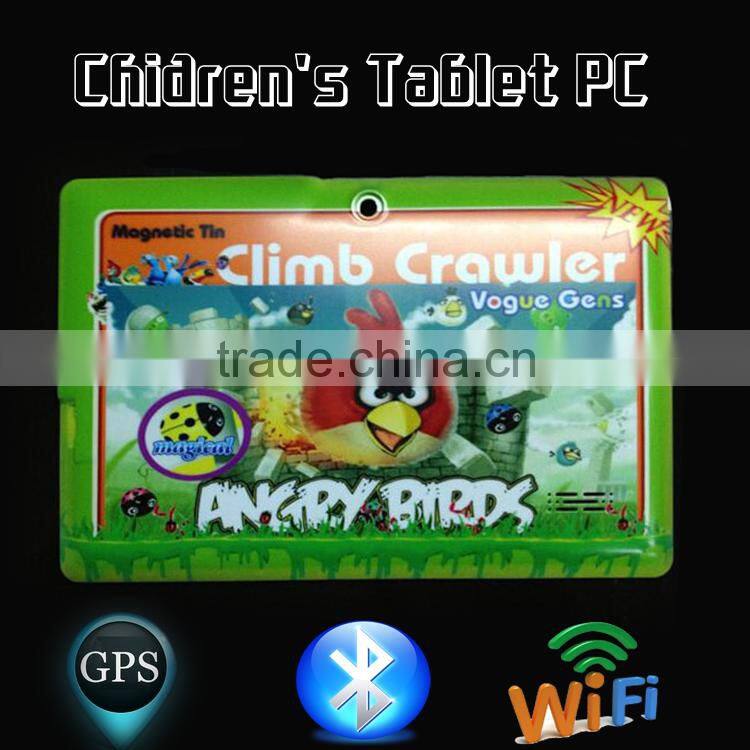 7 Inch Dual Core Android 4.4 children's Tablet PC with Bluetooth GPS and WIFI
