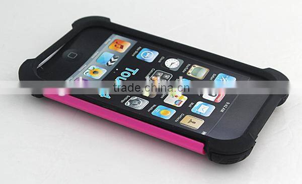 Hot sell and popular in USA Triple defender case for iPod touch 4