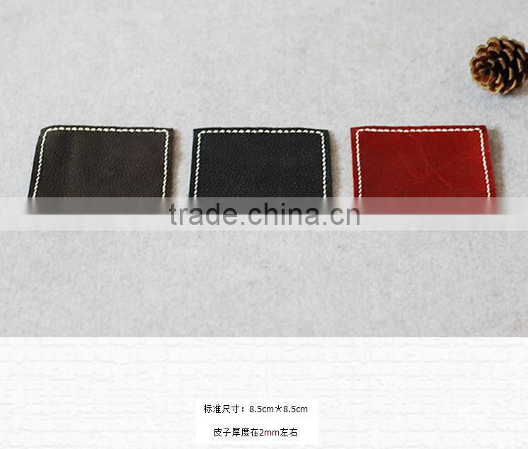 China Manufacturer Hot Sale Customized Leather Coasters
