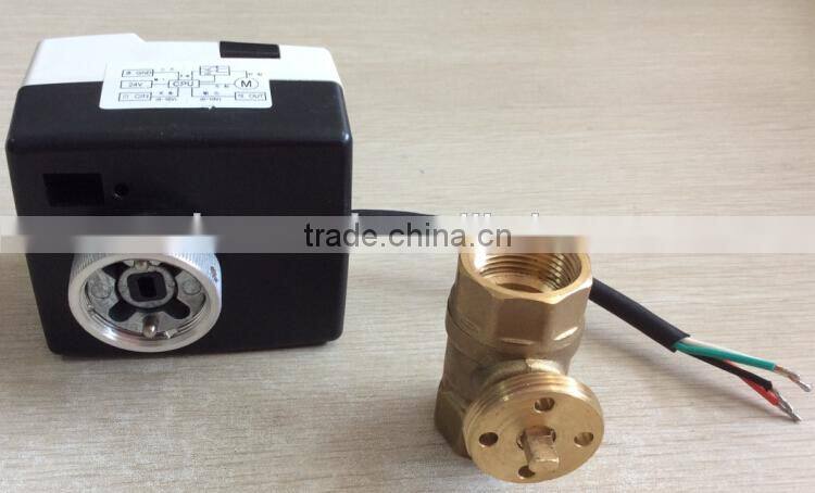 2 way 220V electric motorized flow control actuator valve