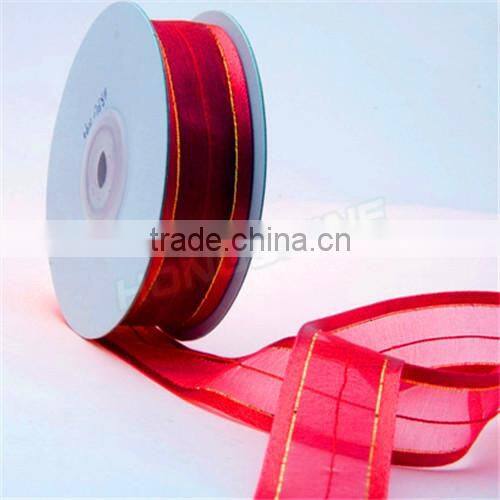 Decorative Packing 100% Nylon Organza Ribbon Rolls