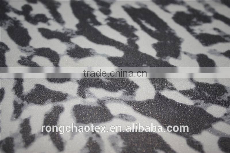 Plastic 100% polyester chiffon fabric price polyester cdc fabric with low price