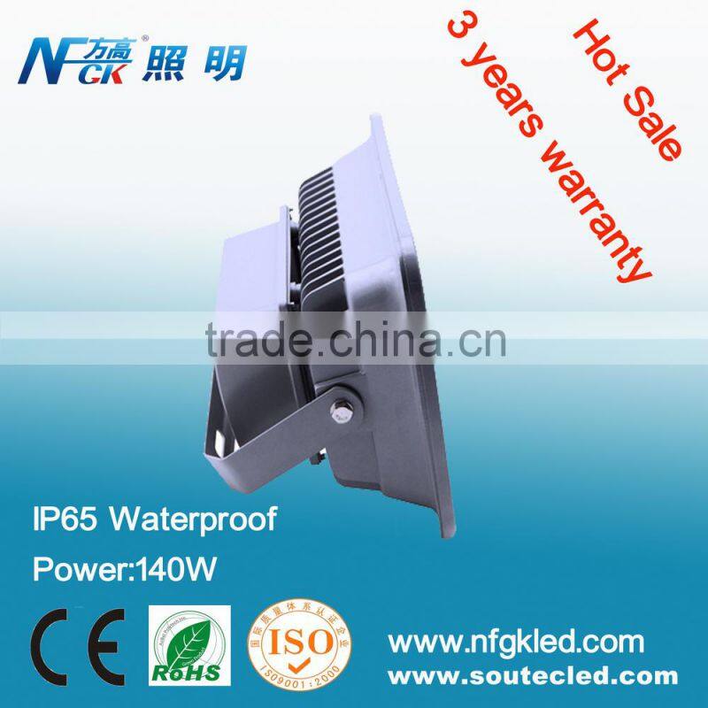 Outdoor IP65 140w LED Flood Lamps with CE RoHS Approved