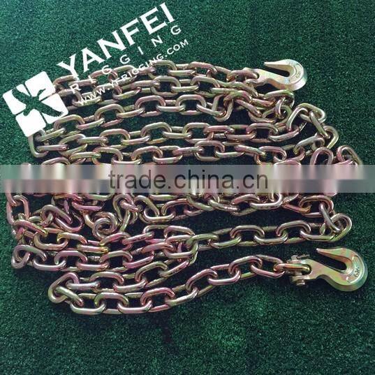 Yellow Galvanized G70 Transport Chain