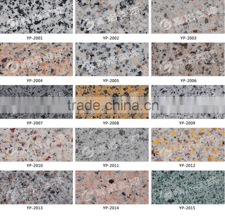 Calomi building coating fleck stone spray paint building painting for Exterior wall