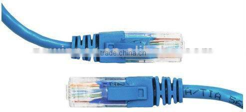 High Performance Red Cat5e Ethernet Assembly Type Network Patch Cable