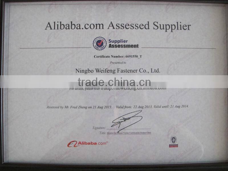 manufacturing high quality nut popular fastener products thread rod with wing nut made in china