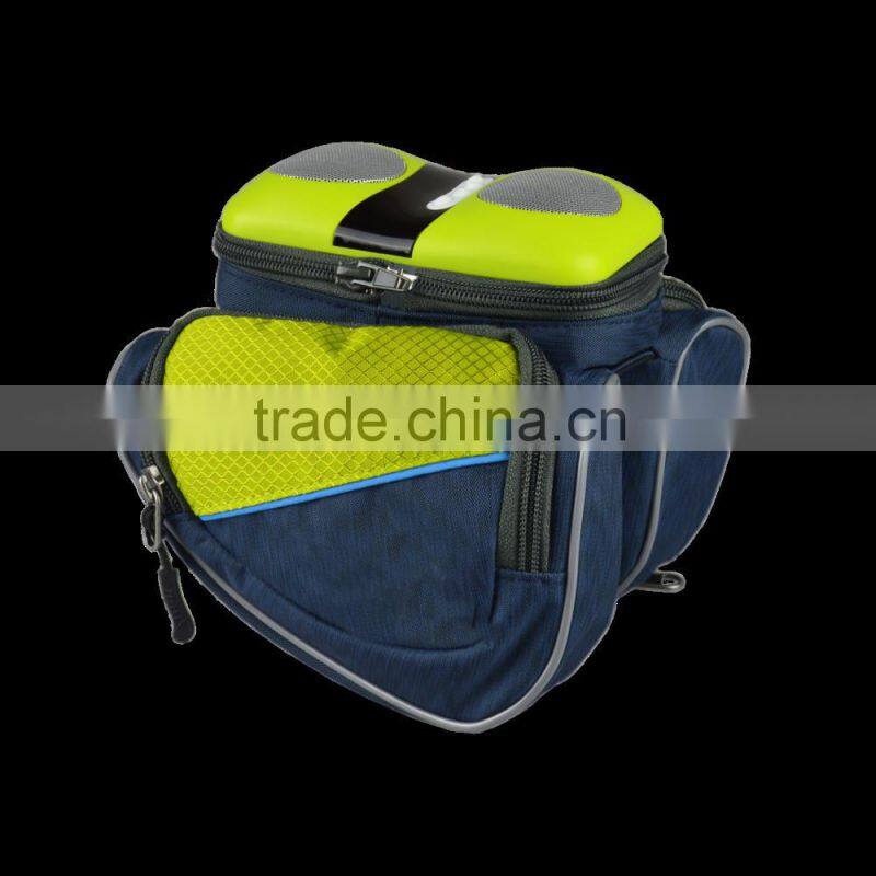 Promotion MP3 bike speakers travel bag with volume
