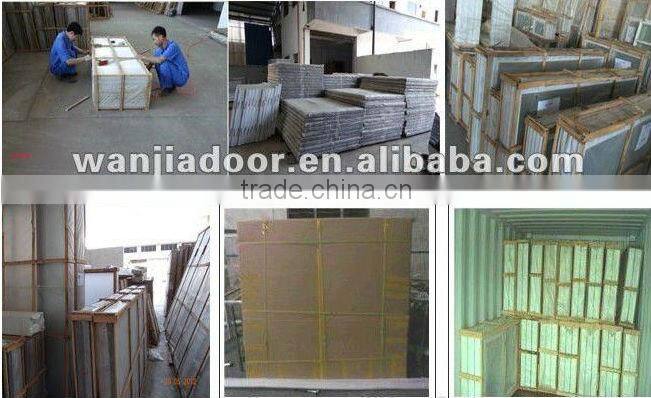 cheap price double glaze good quality aluminum tilt and turn side hung window Foshan wanjia factory price