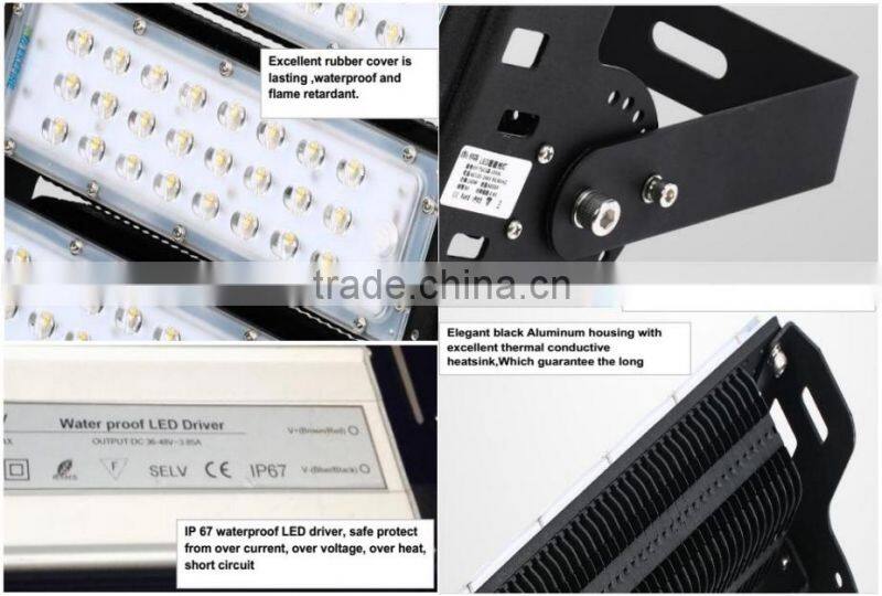 Energy saving 100W LED tunnel light of petrol bunk lighting retrofit