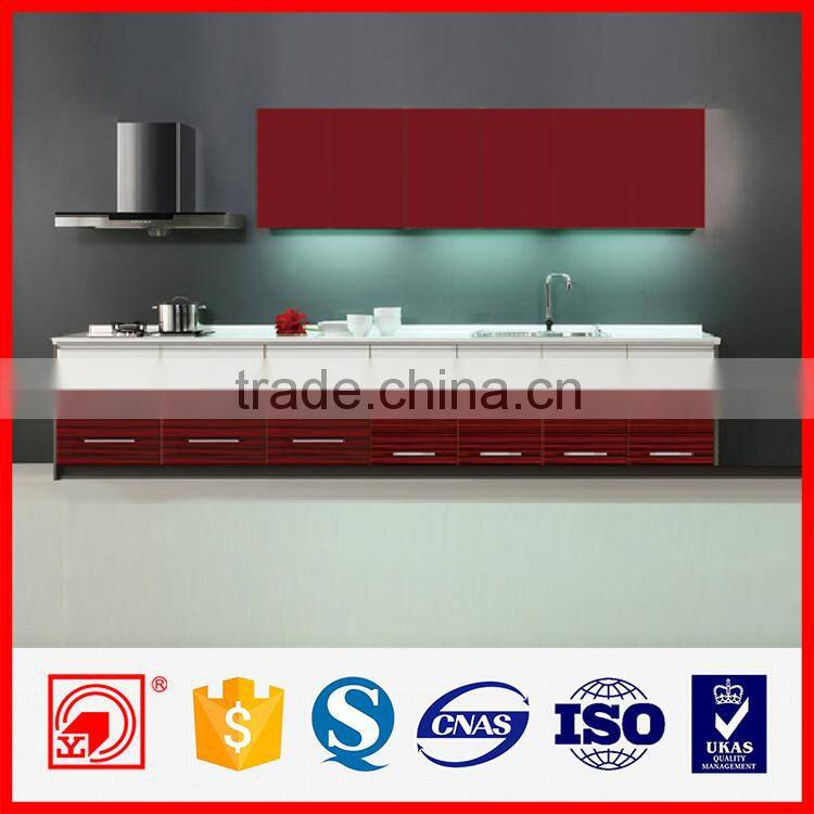 High gloss acrylic mdf aluminium kitchen cabinet doors
