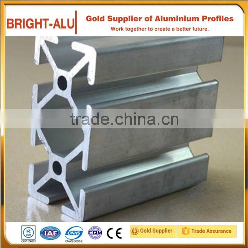 Milk white anodized aluminum extrusion fabricated aluminum t-slot shape profile