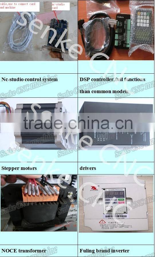 low cost cnc balsa wood cutting machine senke wood stair copper steel stainless steel foam granite discount price 3KW spindle