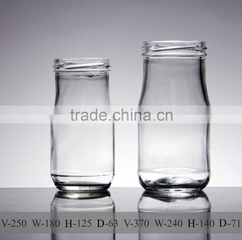 star shape glass wishing bottle with cork, gift jars