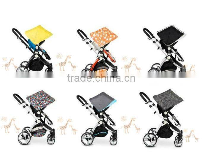 Baby Stroller European standard High Quality And Comfortable 3 in 1 Fuctions Deluxe Reversing Handle Baby Stroller