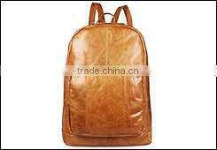Fashion design handmade leather laptop handbag felt tote bag