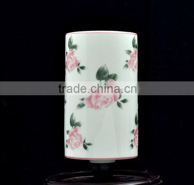 porcelain lamp shade , ceramic lamp holder
