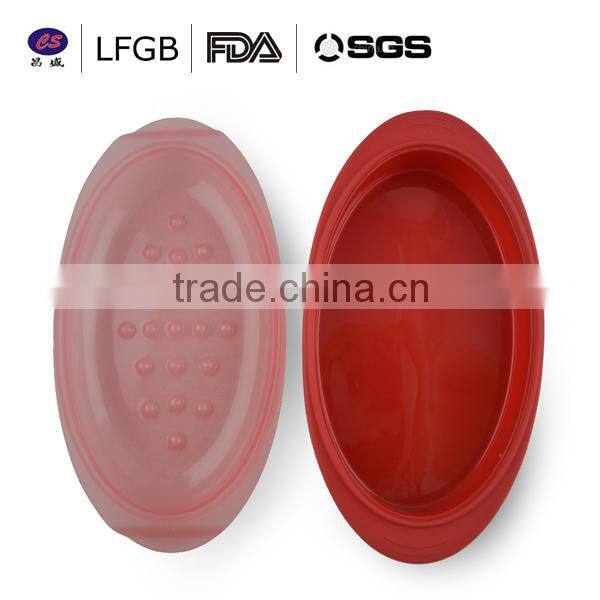 2014 hot sale wholesale factory price customized silicone folding lunch box