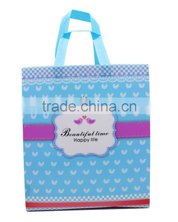 Cute kids gift non-woven bag reusable cheap shopping christmas gift bag