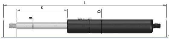 2016 hot sale tailgate compression gas spring and gas strut