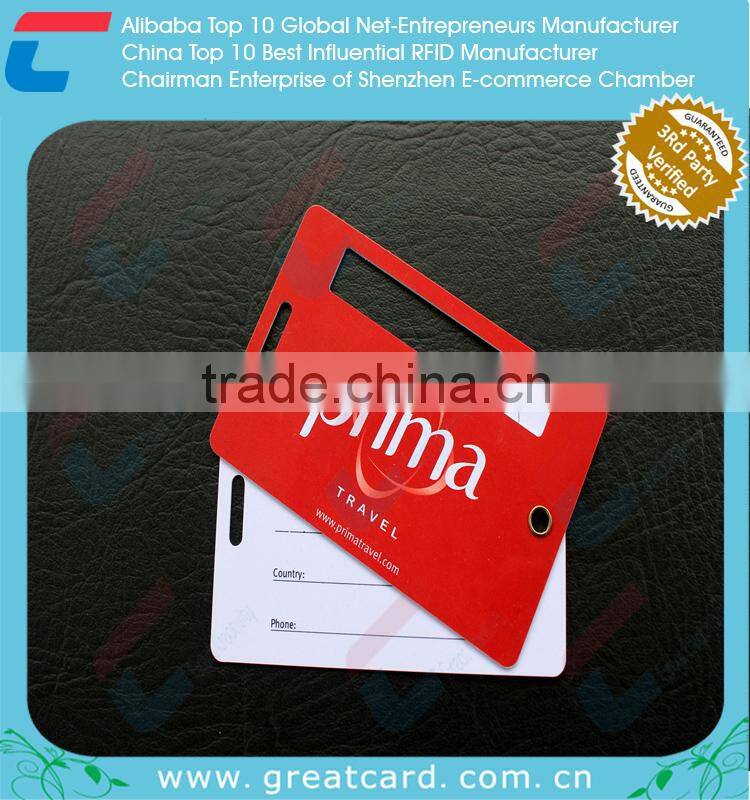 CMYK printing plastic gift card / customized greeting card