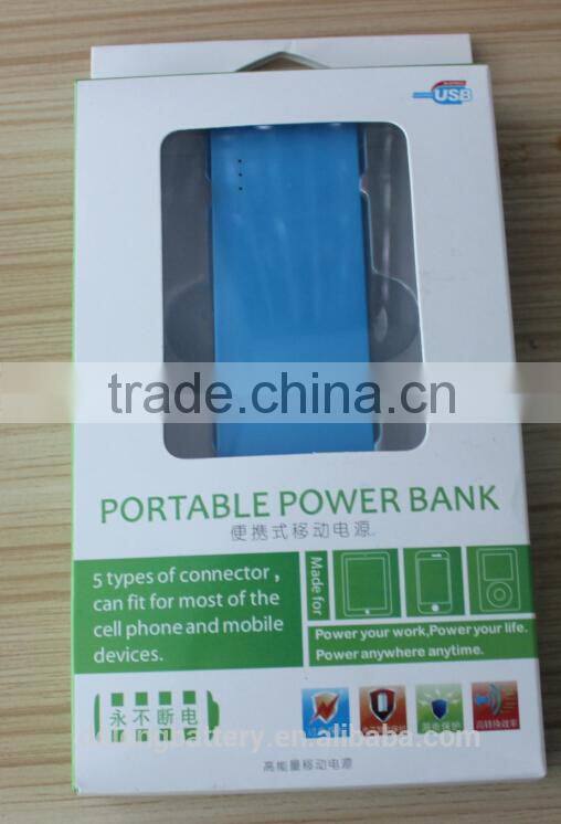 Mobile battery charger smart portable power bank 10400mah LCD display power bank